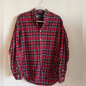 Ralph Lauren Classic Fit Plaid Oxford Size Small